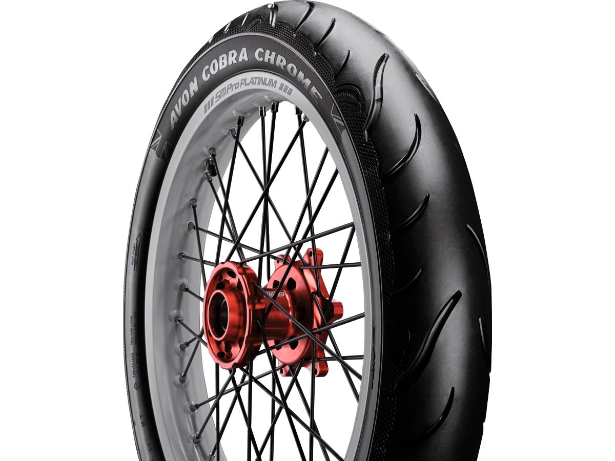 Cobra Chrome Tire 130/60 B-19 61V Black Wall