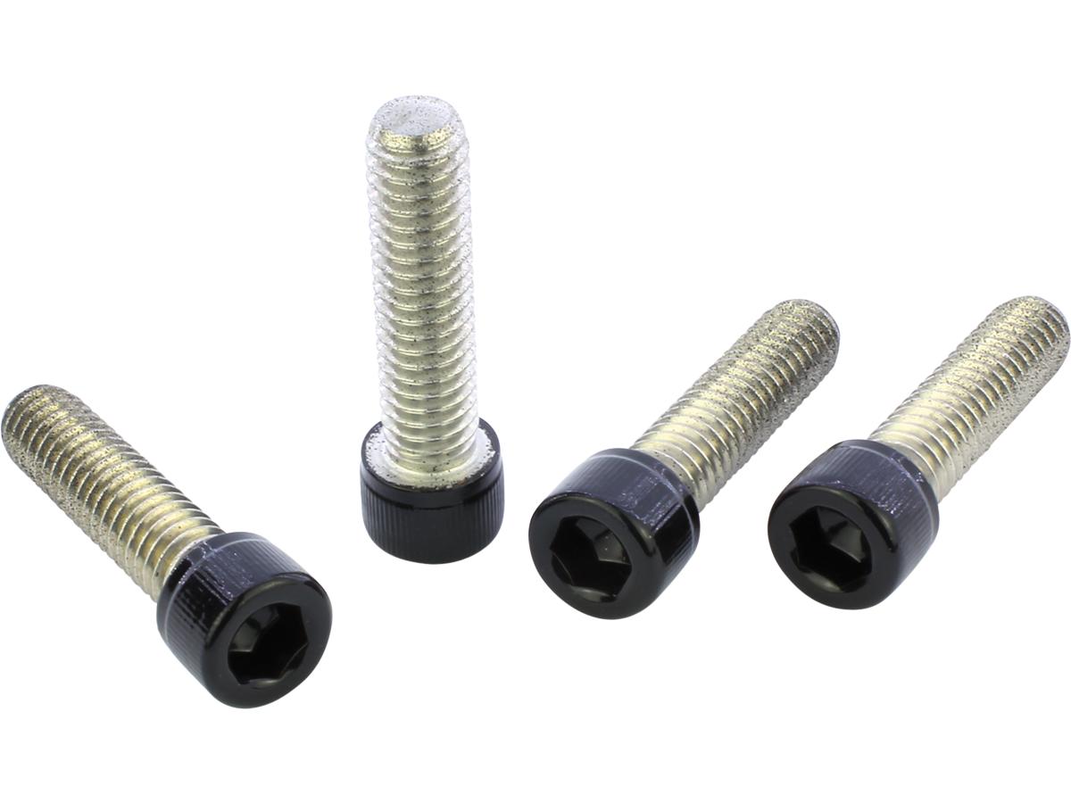 Front Fender Screw Kits Gloss Black Powder Coated