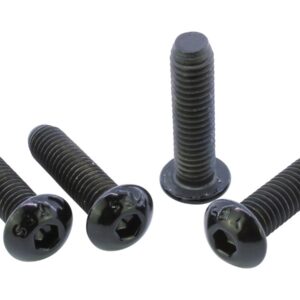 Front Fork Brackets Screw Kits Gloss Black Powder Coated