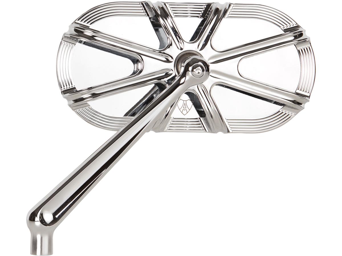 10-Gauge Forged Billet Mirror Chrome Left