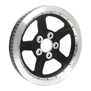 OEM Style Rear Belt Pulley Silver 1 1/8" 68 teeth