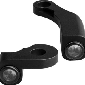 NANO Series LED Turn Signals/Position Light Black Anodized Smoke LED