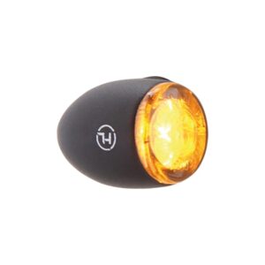 Proton Two LED Turn Signal LED, Tinted Lens, Black Metal Housing Black Tinted LED
