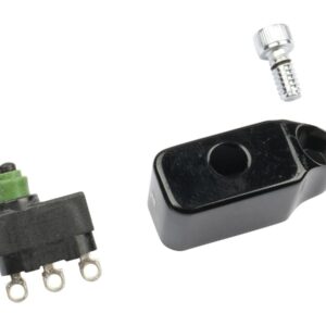 Radial Controls Can-Bus Hydraulic Brake/Clutch Switch and Housing Kit Black Anodized