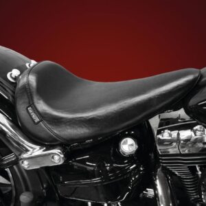 Bare Bones Gel Solo Seat Smooth Black Vinyl