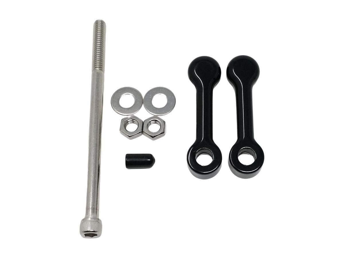 Billet Aluminum Tank Lift Kit 1,5" Lift for Sportster Black Powder Coated