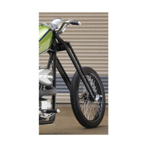 +10" Wide Outline Springer Fork 32" Lower Stem Bearing Cup to Axle Center Black Powder Coated