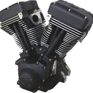 Competition Series Twin Cam 100" Blackout Engine Black Powder Coated