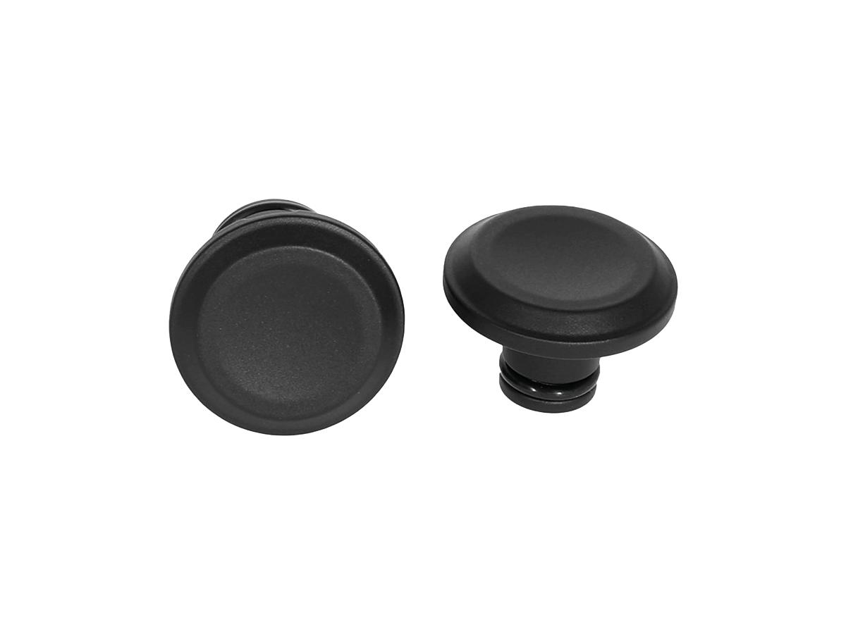 Smooth Front Axle Cover Without Ricks Logo Black Satin