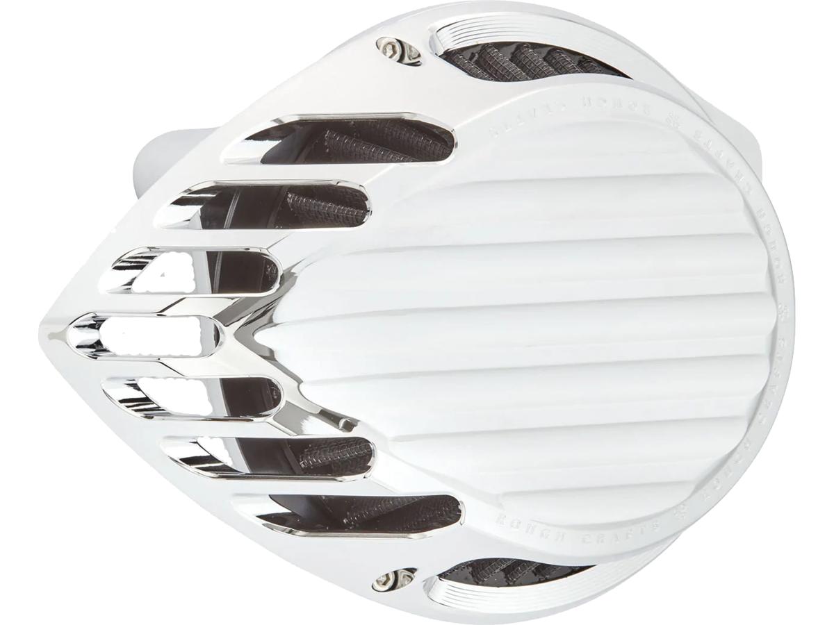 Finned Air Cleaner Chrome