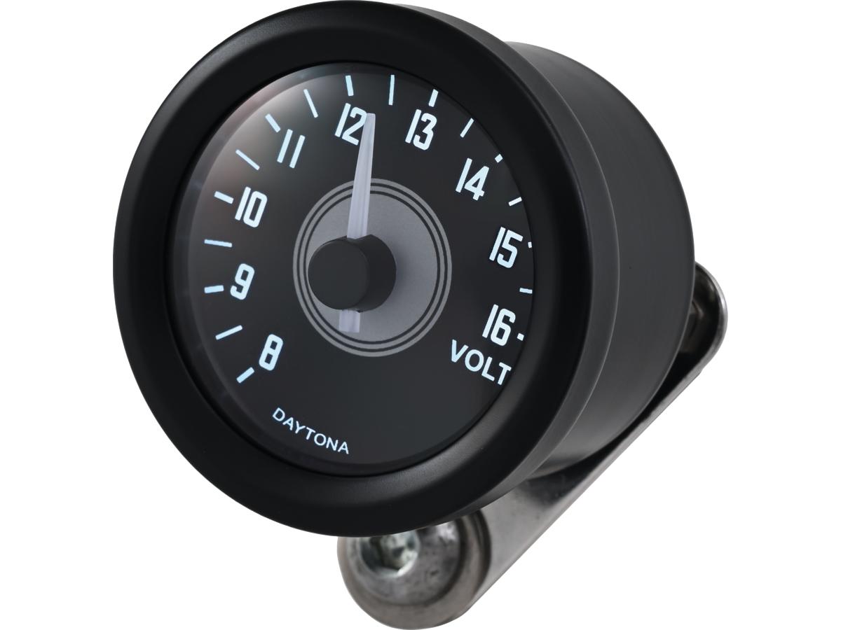 Velona 48 Voltmeter Modern Design (Type A) Black