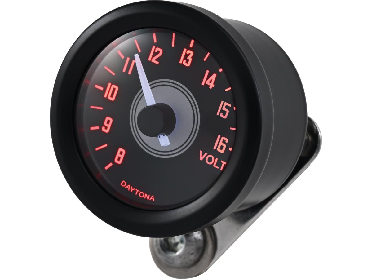 Velona 48 Voltmeter Modern Design (Type A) Black