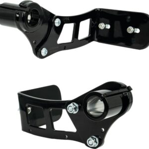 Medium Pro Side Mount License Plate Bracket Black