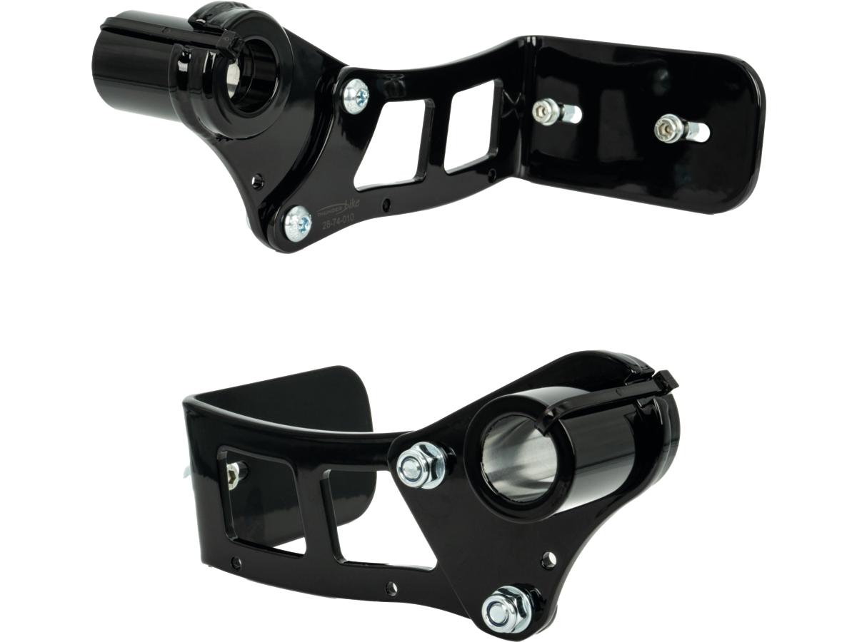 Medium Pro Side Mount License Plate Bracket Black