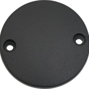 Smooth Point Cover for Big Twins Textured Black Powder Coated
