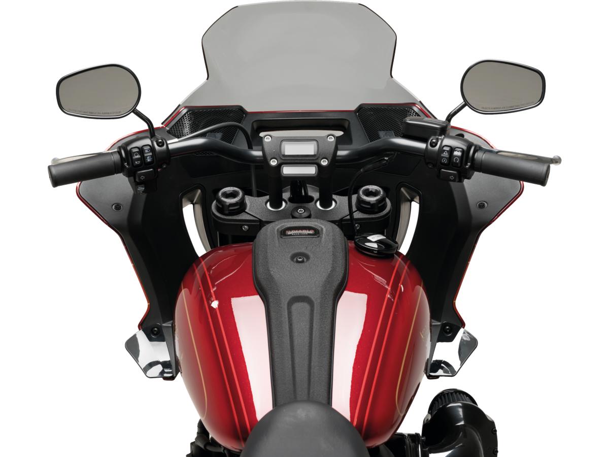 Replacement Windscreen for Low Rider ST Touring; Height 385 mm x Width 500 mm