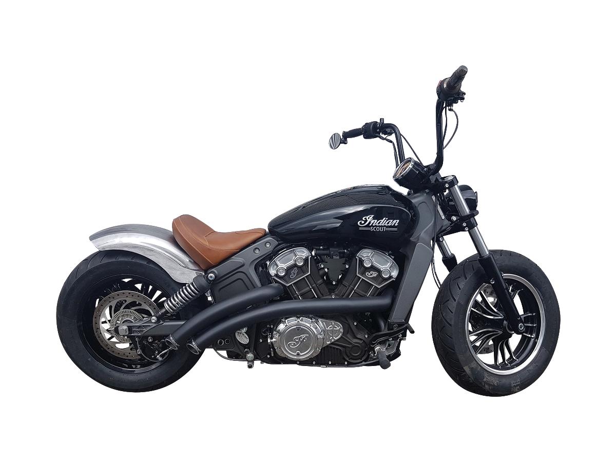 Stillett 200 Rear Fender for Indian Scout Raw Steel