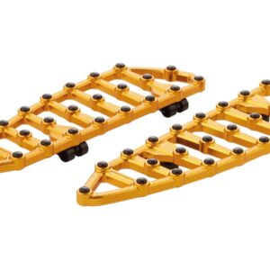 MX Driver Floorboards Gold Anodized