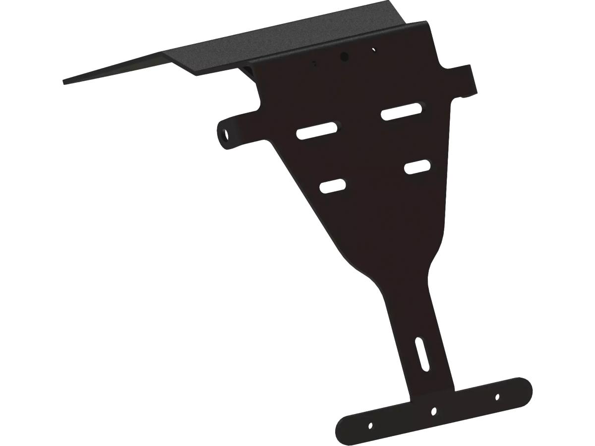 License Plate Bracket for Pan America Flat Black