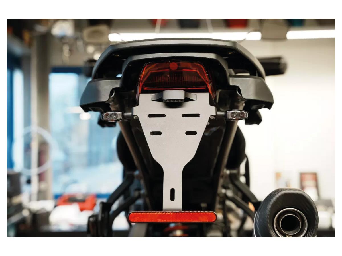 License Plate Bracket for Pan America Flat Black