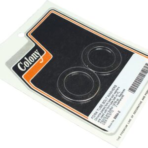 Fork Tube Bolt Washers Chrome