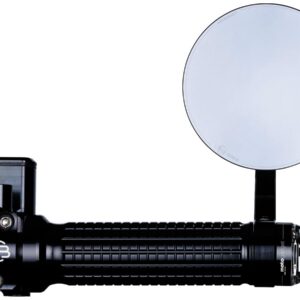 mo.view classic 130 Bar End Mirror 110 mm Stem Length Black Anodized
