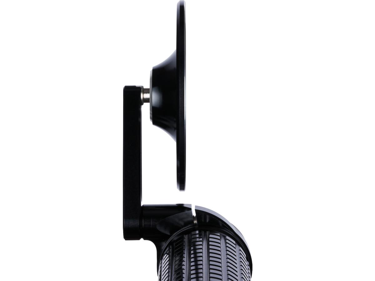 mo.view classic 130 Bar End Mirror 110 mm Stem Length Black Anodized