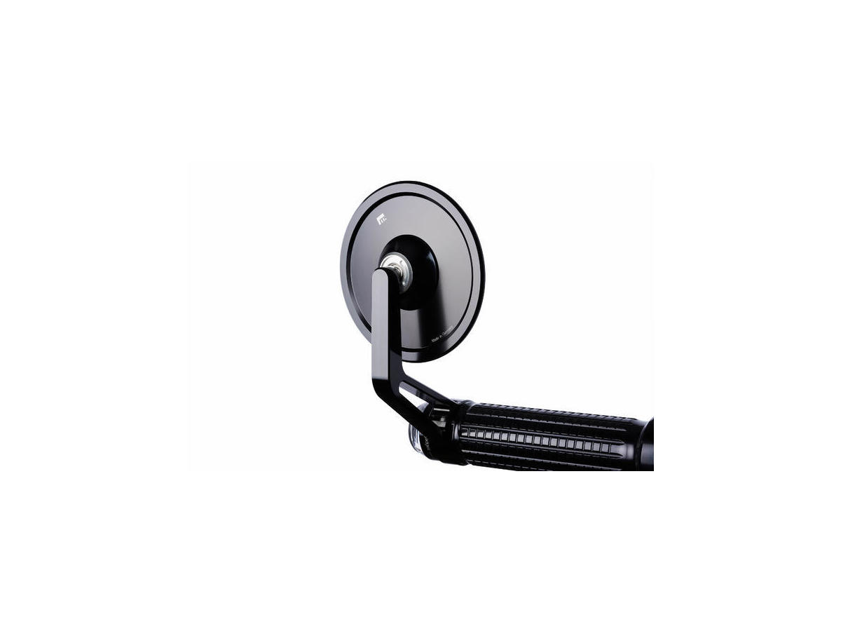 mo.view classic 130 Bar End Mirror 110 mm Stem Length Black Anodized