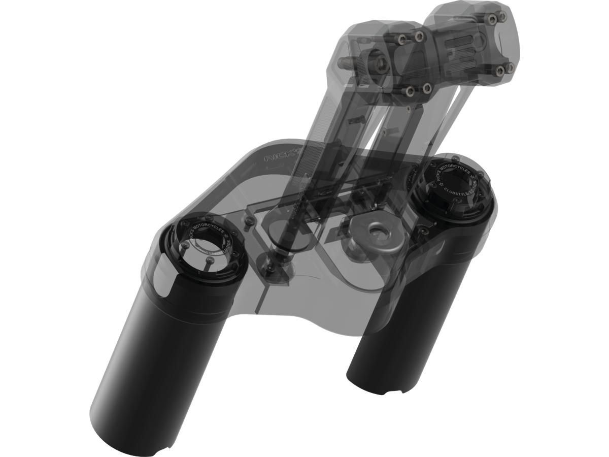 Fork Tube Cover for Rick's Triple Tree Cover Kit