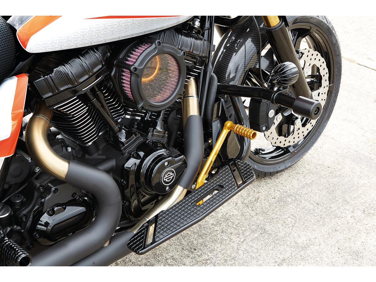 Good Guys 3 Air Cleaner Transparent Cover, Gold Insert Anodized Black