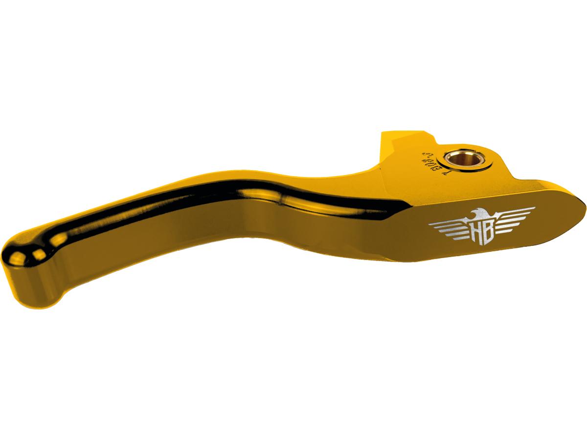 Performance 3-Finger Brake-and Clutch Lever Set Gold Anodized Hydraulic Clutch