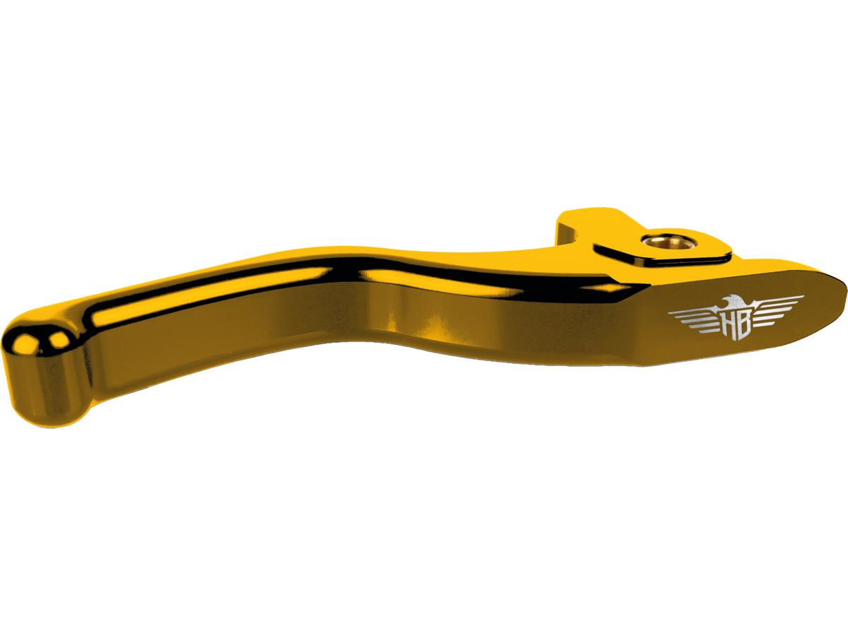 Performance 3-Finger Brake-and Clutch Lever Set Gold Anodized Hydraulic Clutch