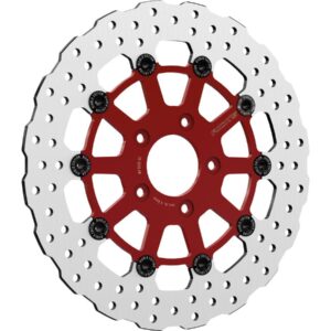 El Diabolo (Steve) Design Floating Brake Disc Red Inner Carrier 11,8" Front