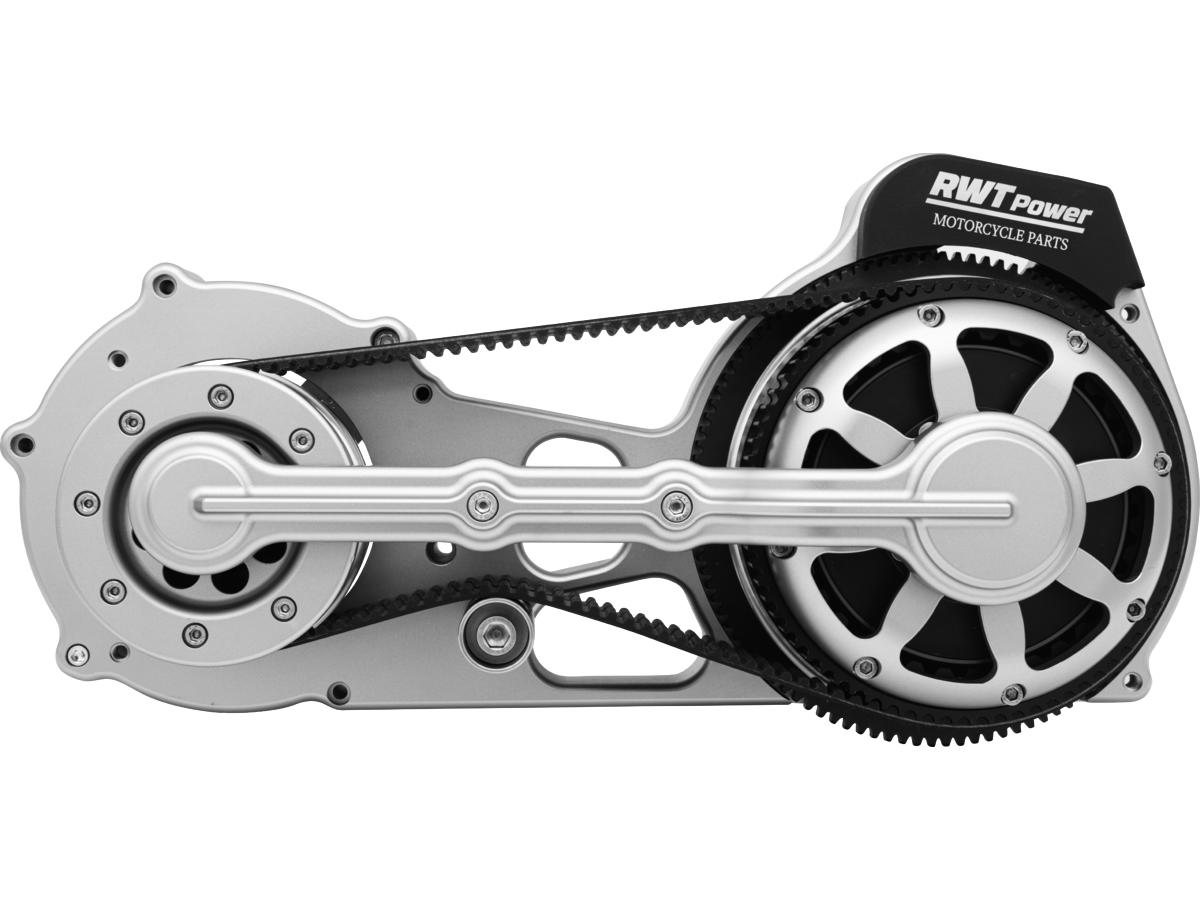 Single Belt Belt Drive Kits Bobber Base Plate Aluminium