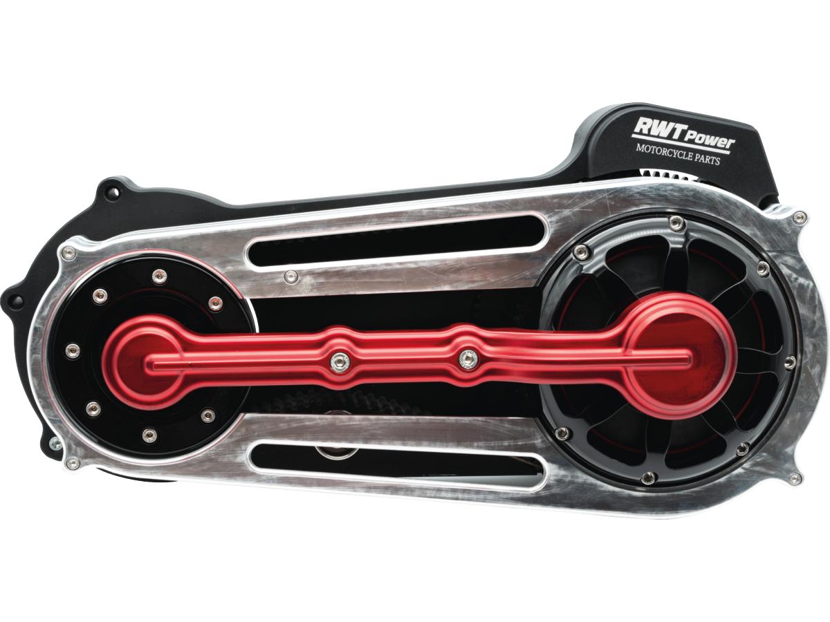 Dual Belt Belt Drive Kits Classic Base Plate Matte Black Powder Coated