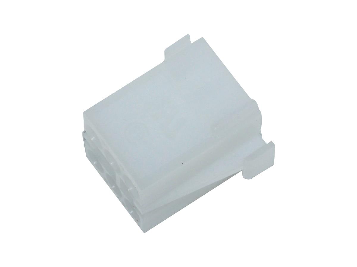 Connector Housing AMP 6-Position Female Mate-n-Lock OEM Style White