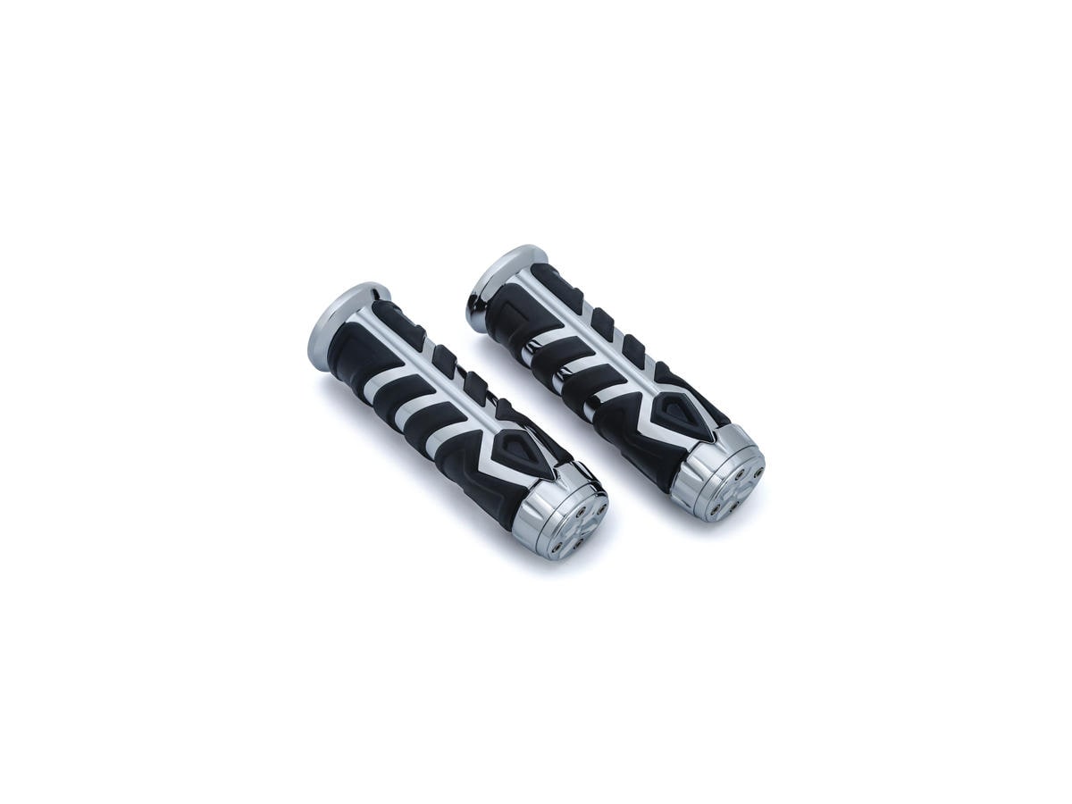 Spear Grips Chrome 7/8" Throttle By Wire
