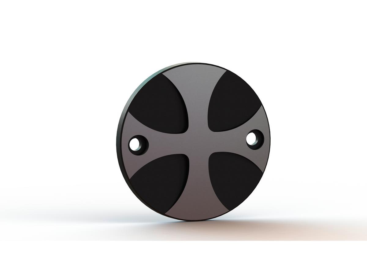 Cross Point Cover 2-hole Bi-Color Anodized