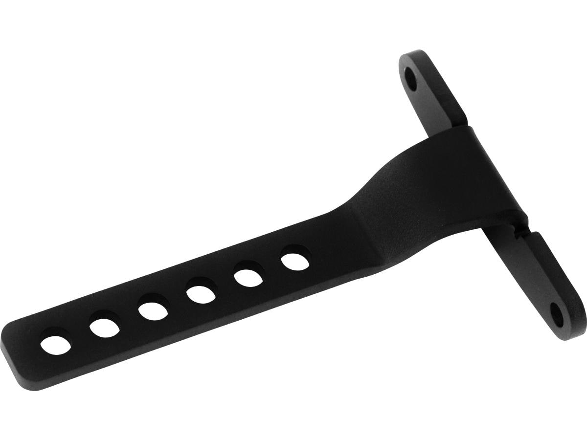 Small Headlight Relocation Bracket Black Powder Coated