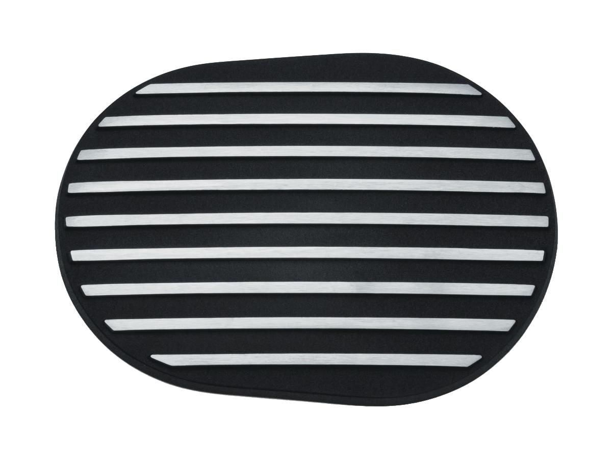 Finned Front Primary Accent Black Satin