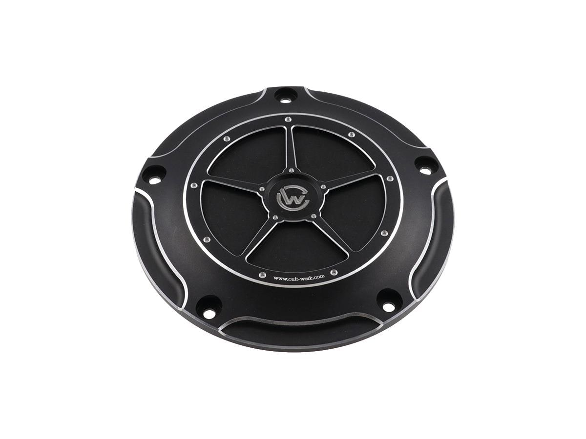 Derby Cover Black Anodized