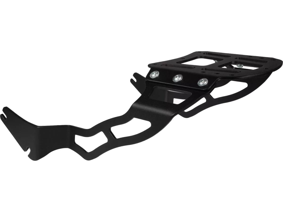 Custombike Luggage Rack For Late TC Softail with 260/18 Tire and Customfender Black Powder Coated