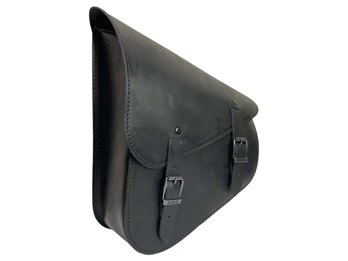 Leather Swing Arm Bag for Softails 5,5 Liter, Height: 350/150 mm, Width: 260 mm, Depth: 140 mm Black