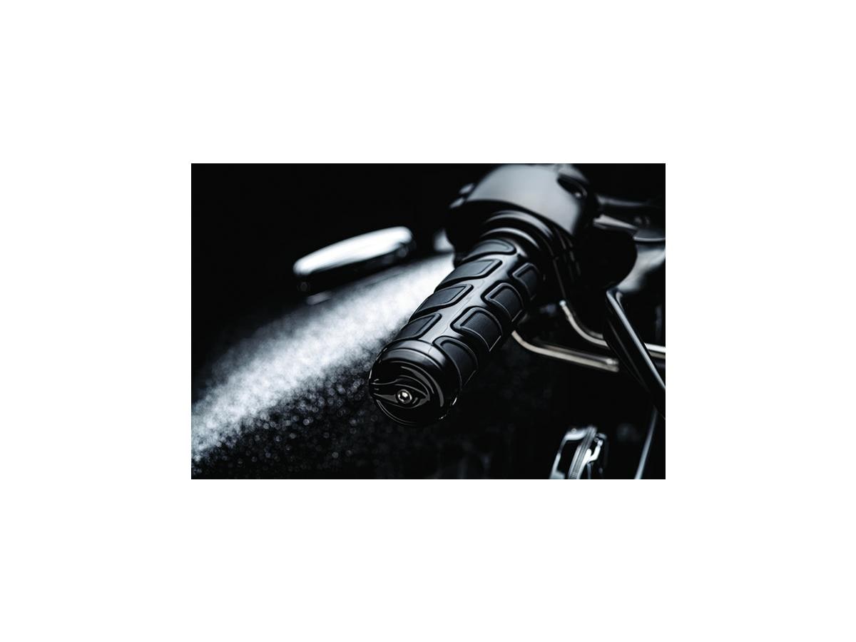 Kinetic Grips Gloss Black 1" Throttle Cables