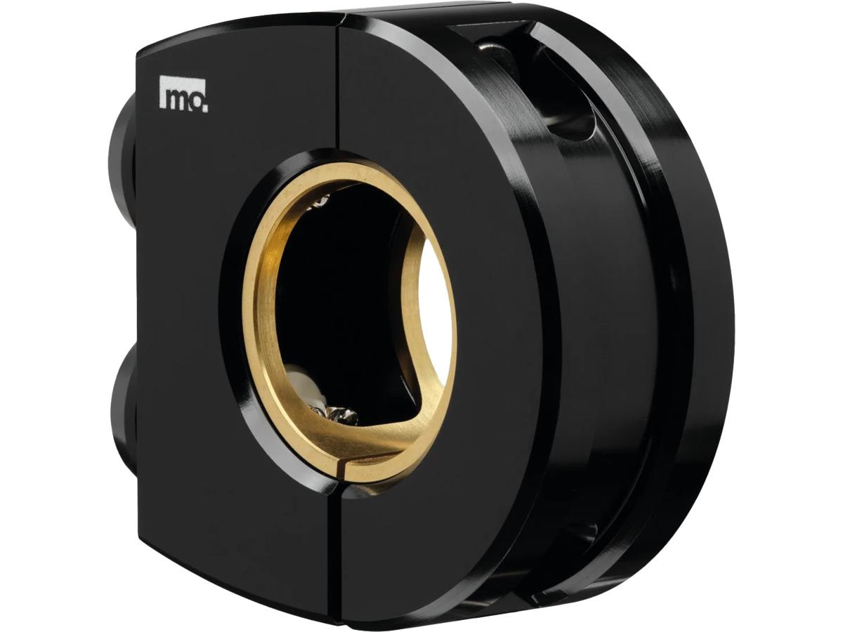 mo.switch Push-Button Clamp for 1" or 7/8" Handlebars 2 Black Button Gloss Black Anodized