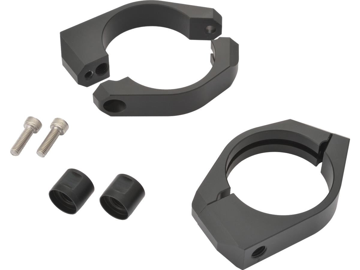 Turn Signal Fork Clamp Set 41mm Fork Mount Black