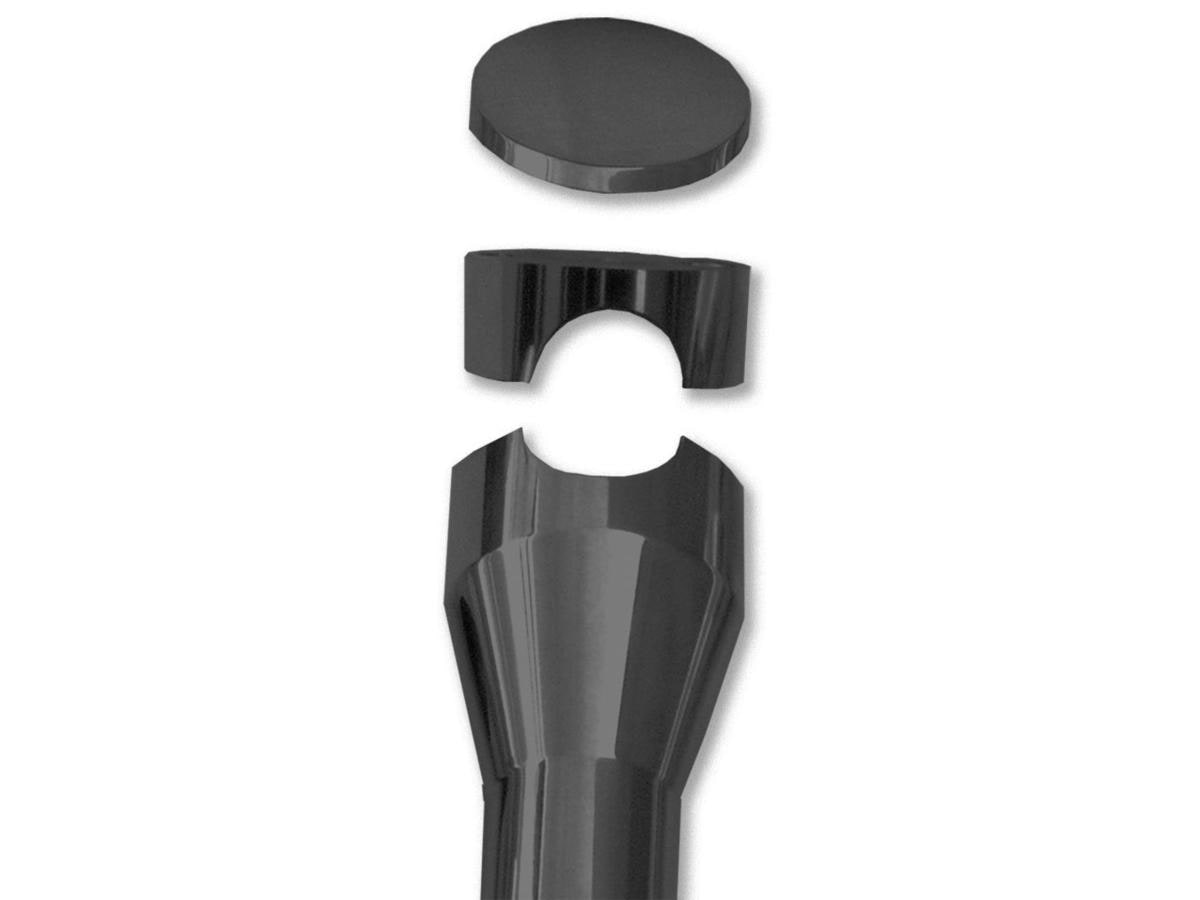 Big Bone 75 Risers Black Powder Coated 1"
