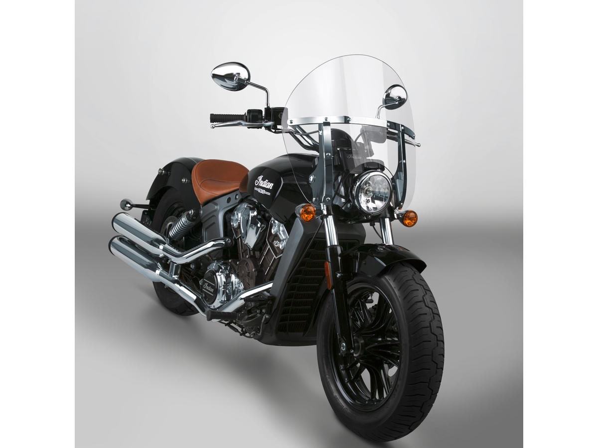 SwitchBlade Chopped Quick Release Windshield Height: 21,1", Width: 22,3" Clear