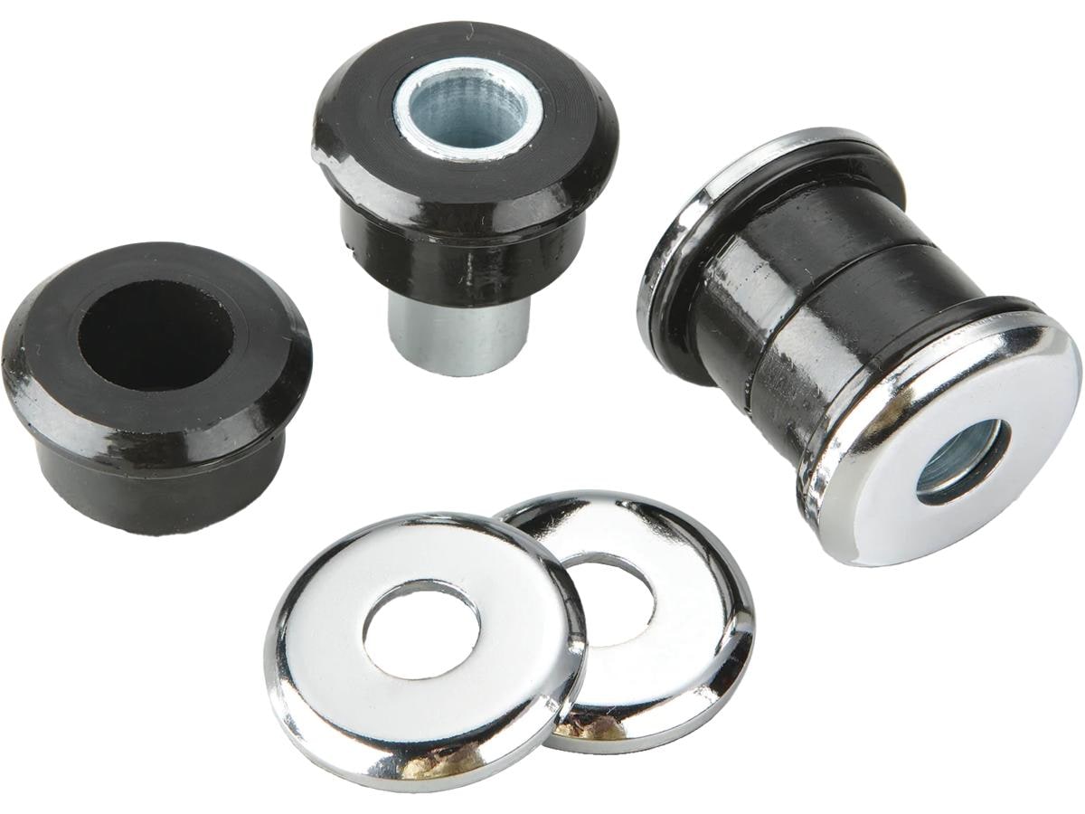 Handlebar Damper Kit Chrome Cup Washers Chrome
