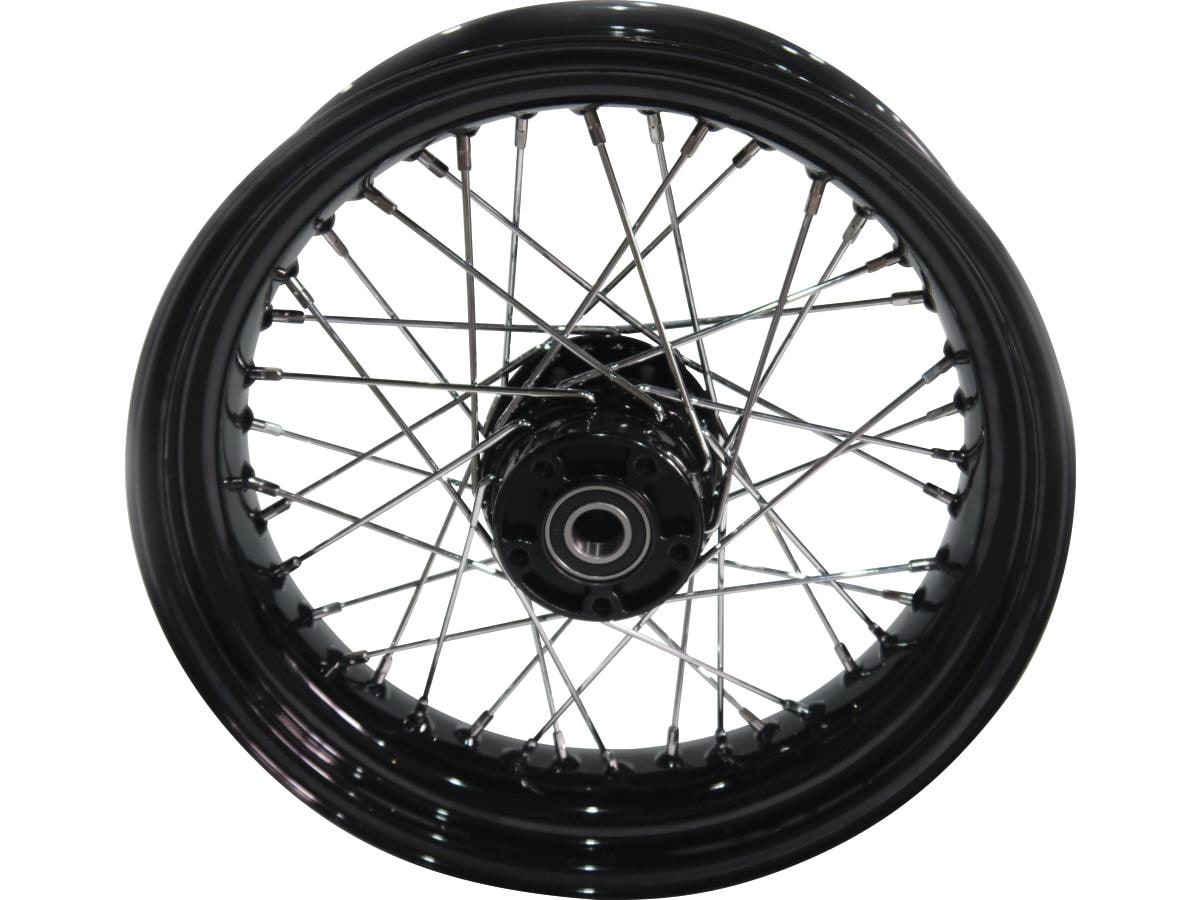 OEM Style 40-Spoke Wheels Black 21" 2,15" Non-ABS Front